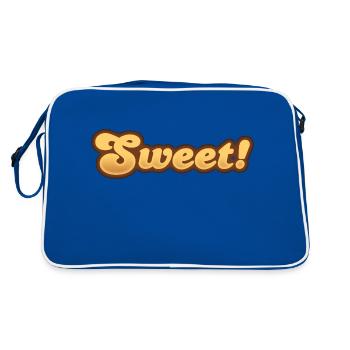 Sweet - Retro Bag - blue/white - Back