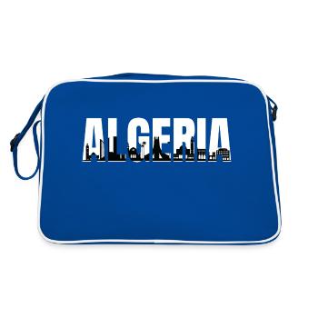 Algérie villes et monuments - Sac Retro - bleu/blanc - Dos