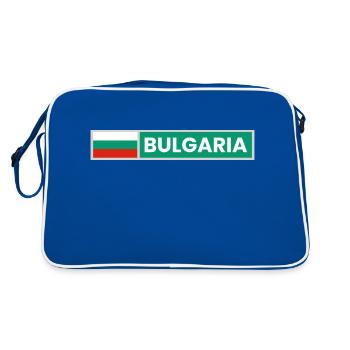 Drapeau de la Bulgarie - Sac Retro - bleu/blanc - Dos
