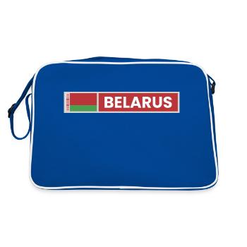 Belarus Flag - Retro Bag - blue/white - Back