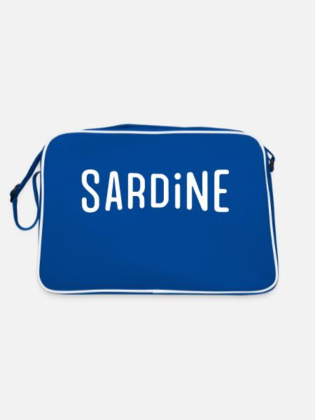 Sardine - Sac Retro - bleu/blanc - Dos