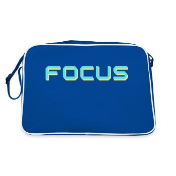 Focus - Sac Retro - bleu/blanc - Dos