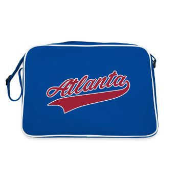 Atlanta - Retro Bag - blue/white - Back