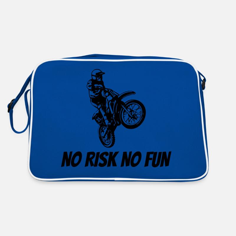 NO RISK NO FUN Retro Tasche