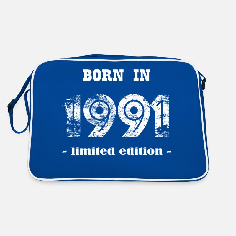 BORN IN 1991 - limited edition Retro Tasche