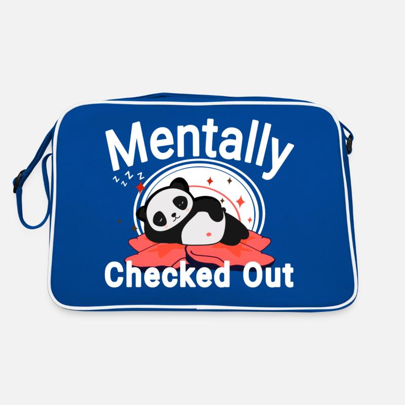 Mentally Checked Out Retro Bag