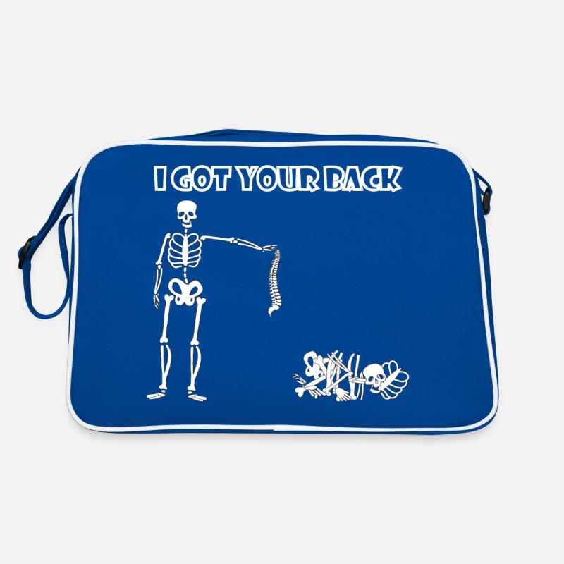 I Got Your Back. - Retro Bag - blue/white