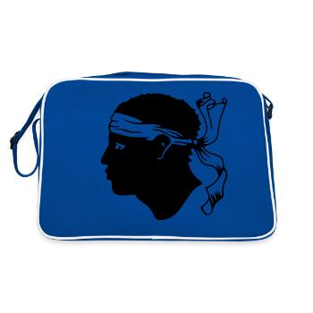 Testa mora (tête de Maure) - Sac Retro - bleu/blanc - Dos