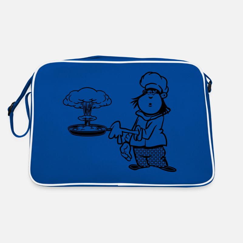 cuisinier drôle champignon de cuisson Sac Retro