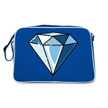 Diamond - Retro Bag - blue/white - Back