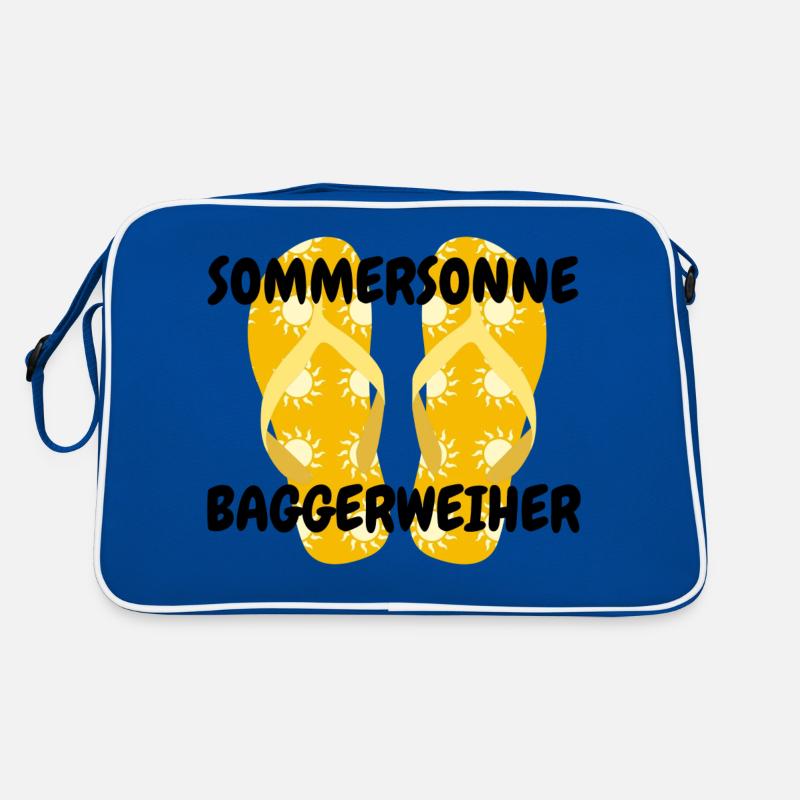 Baggerweiher Retro Tasche