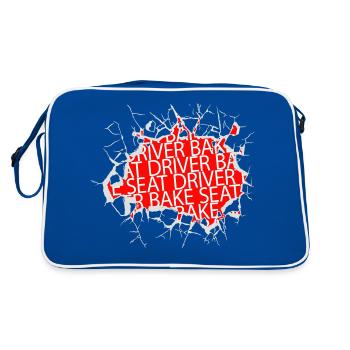Job Cook Bake Pâtissier Chef Cuisine Sous-Chef Culinaire - Sac Retro - bleu/blanc - Dos