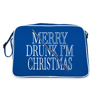 Buvez Dork Santa Addicted Beach Holiday - Sac Retro - bleu/blanc - Dos