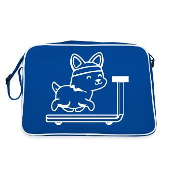 Hund Chien - Sac Retro - bleu/blanc - Dos
