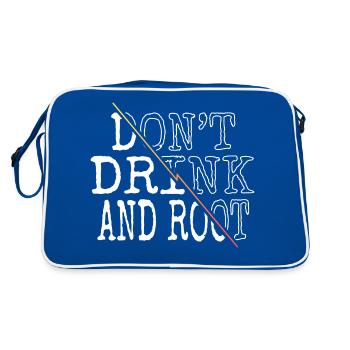 Doctor Christmas Carols Informatics Nurse Girl - Retro Bag - blue/white - Back