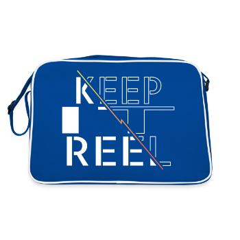 Tournois de pêche à l’achigan Fish Hook Citation amusante - Sac Retro - bleu/blanc - Dos