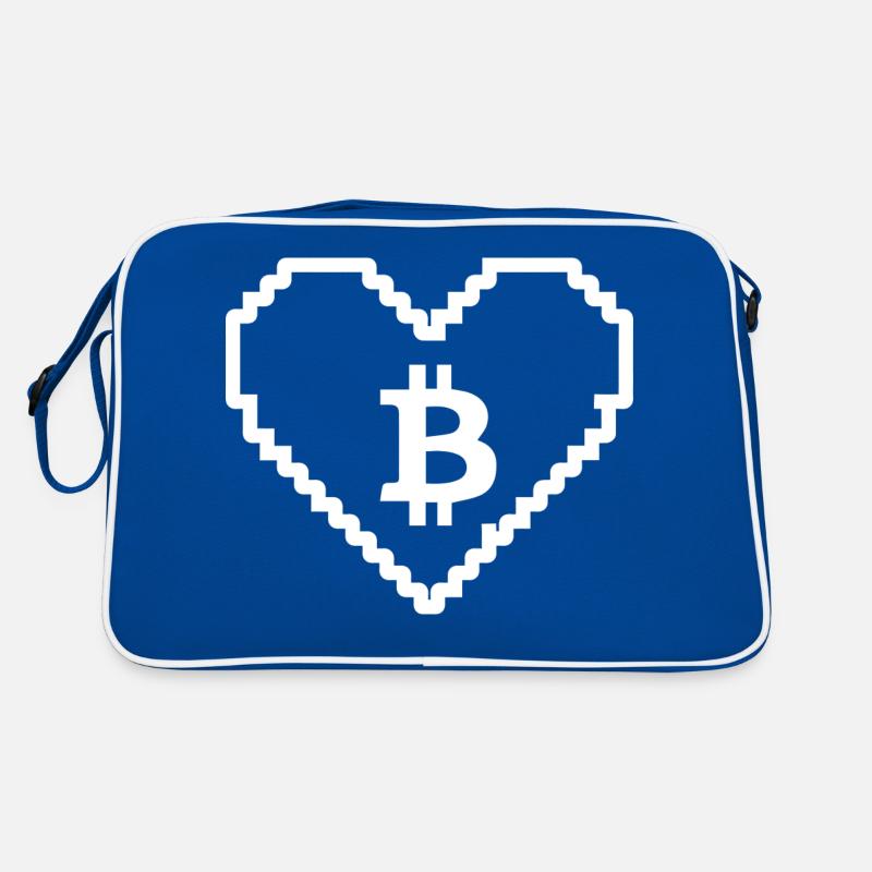 Crypto Bitcoin Trading Retro Tasche