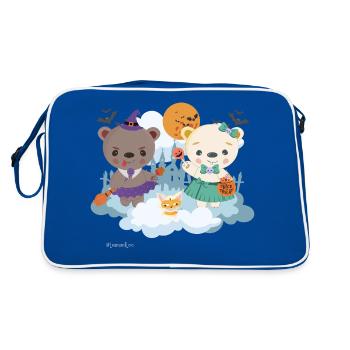 Lean & Loo Spooky Season - Retro Bag - blue/white - Back