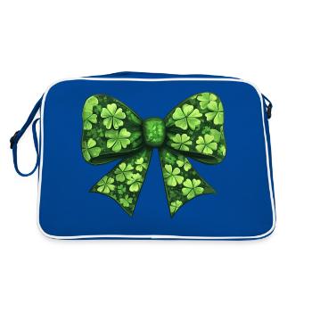 Arc St Patrick’s Day Shamrock chance - Sac Retro - bleu/blanc - Dos