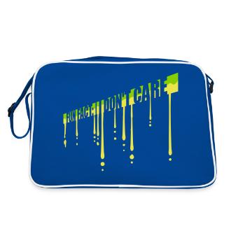Je me fiche des faits - Sac Retro - bleu/blanc - Dos