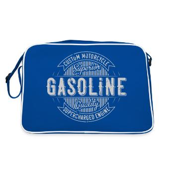 Gasoline - Retro Bag - blue/white - Back