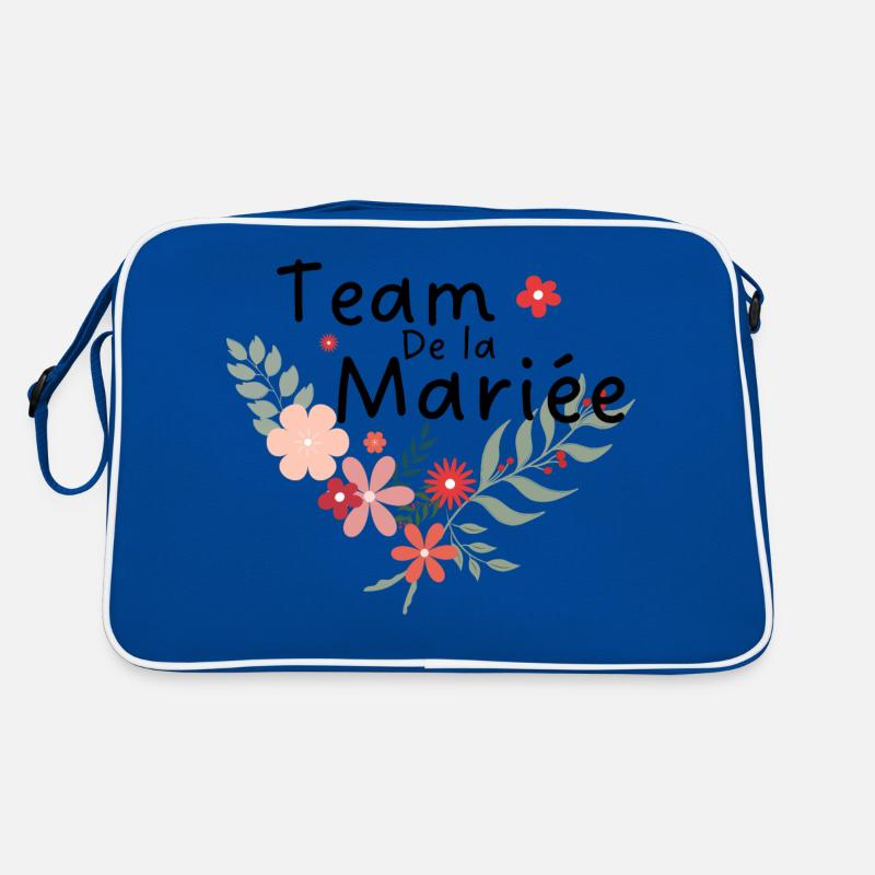 Floral Bridal Team-Bride Team Retro Bag