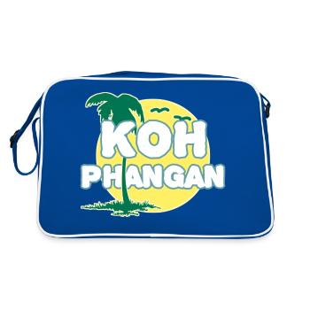 Palmier de pleine lune K8h Phangan - Sac Retro - bleu/blanc - Dos