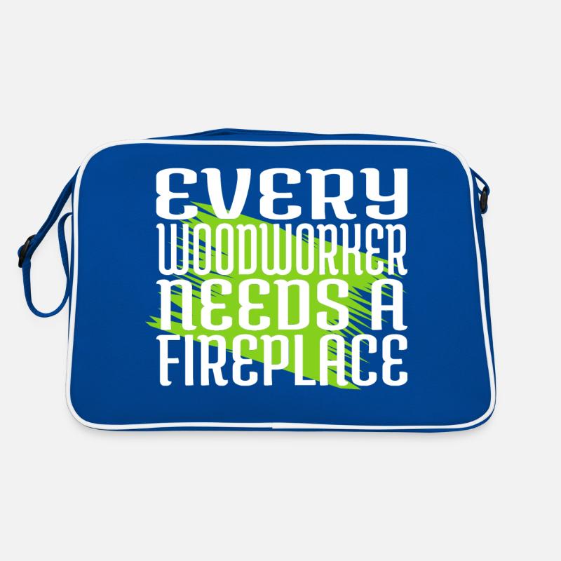 forest work felling birthday gift tree Retro Bag