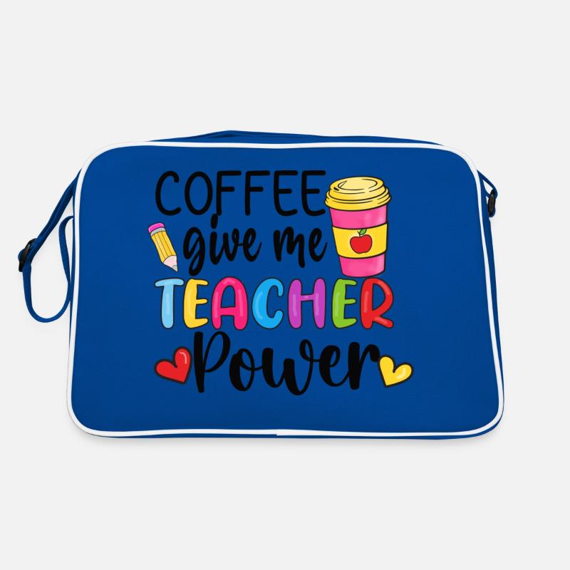 Enseignants Enseignants École Enseignants Personnel enseignant Sac Retro