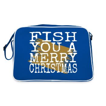 Tournois de pêche T-shirts de pêche à l’achigan - Sac Retro - bleu/blanc - Dos