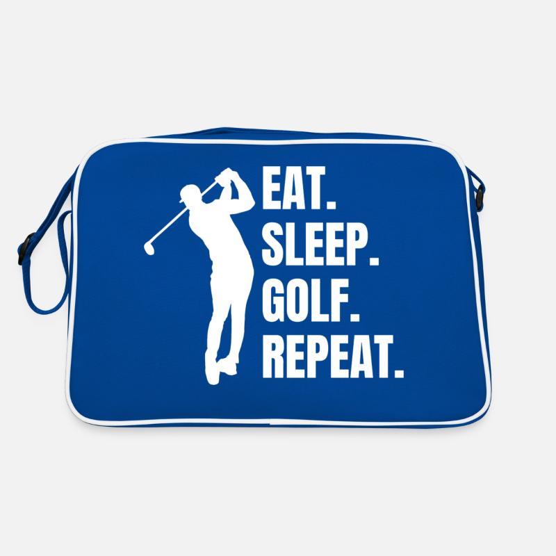 Golfers Golf Golf Club Golf Course Retro Bag
