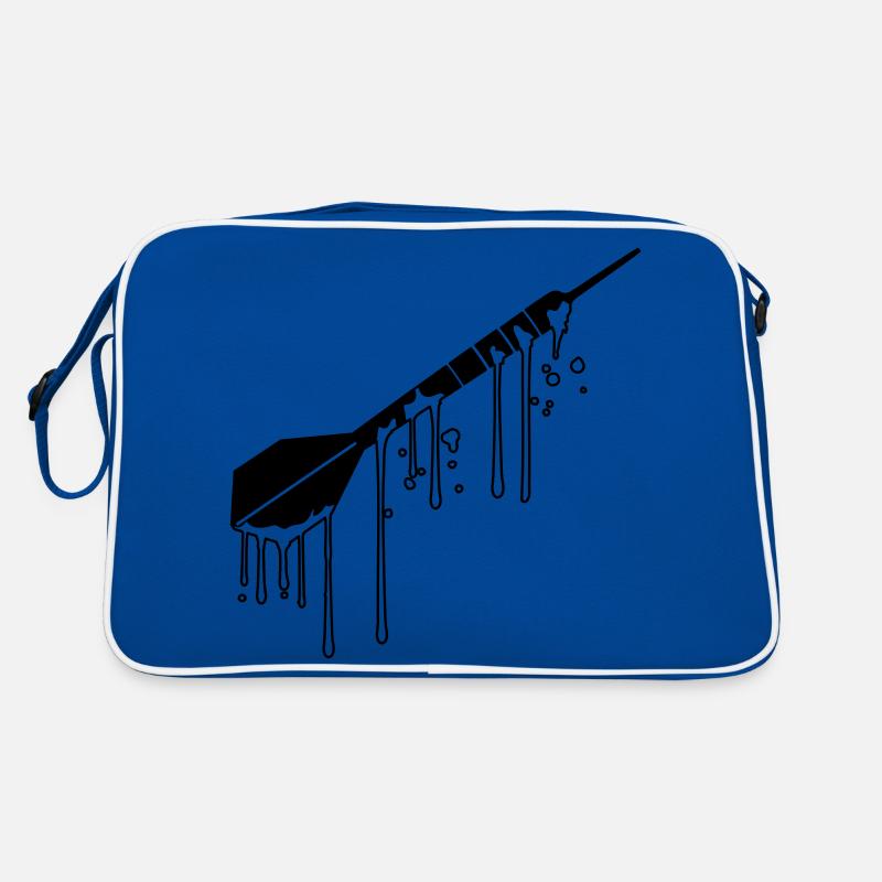 logo wet drops graffiti spray cool play dart Retro Bag