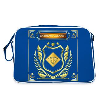 EXTREME WINNER/ Lucky Magic Diamond - Retro Bag - blue/white - Back