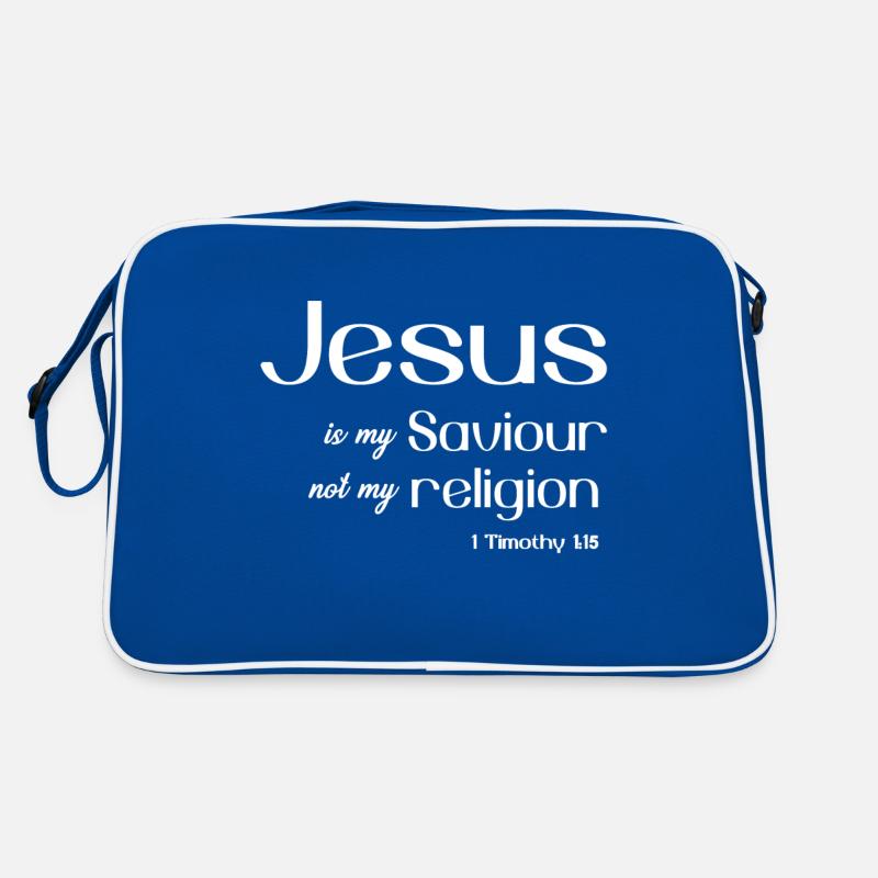 Conception chrétienne Jésus est mon Sauveur, pas mon Sac Retro