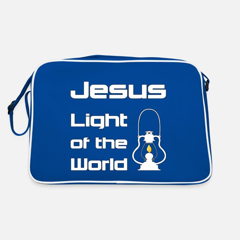 Conception chrétienne Jésus Lumière du Monde Sac Retro