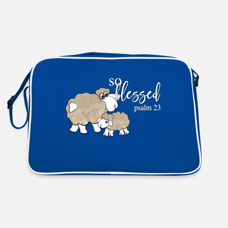 Christian Design So Blessed Psalm 23 Retro Bag