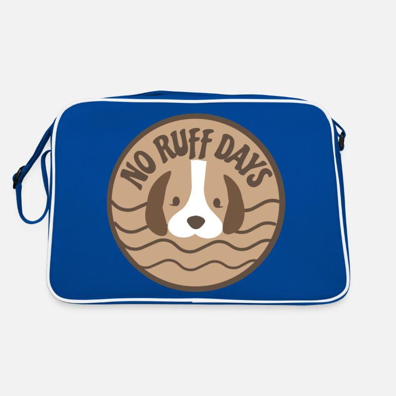 Pas de jours de ruff Mignon chiot Chien Sac Retro