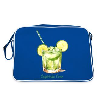 Caipirinha Crew Cocktail Long Drink - Retro Bag - blue/white - Back