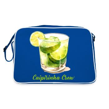 Caipirinha Crew Cocktail Long Drink - Retro Bag - blue/white - Back