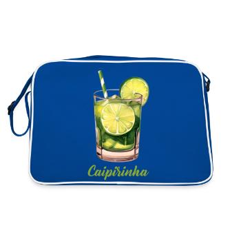 Caipirinha Cocktail Long Drink - Retro Bag - blue/white - Back
