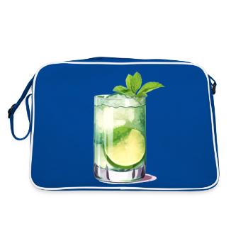 Mojito Cocktail Long Drink - Retro Bag - blue/white - Back