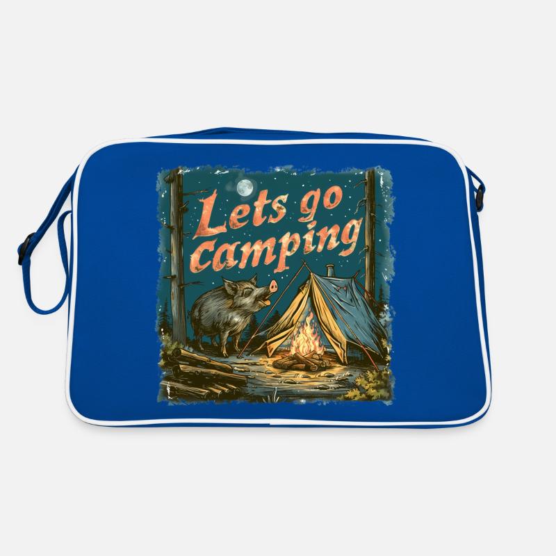 Partons en camping Aventure de sanglier Sac Retro