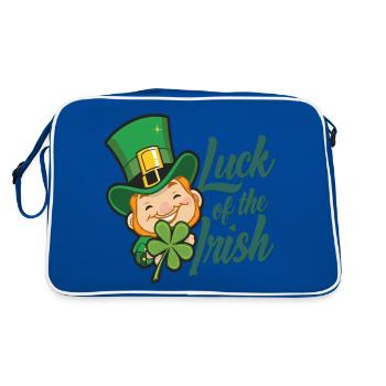 Leprechaun Leprechaun Saint-Patrick Irlande - Sac Retro - bleu/blanc - Dos