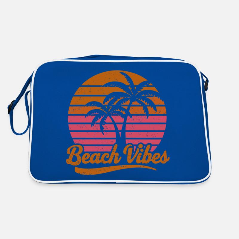 Beach Vibes Retro Sun Holiday Palm Trees Summer Retro Bag