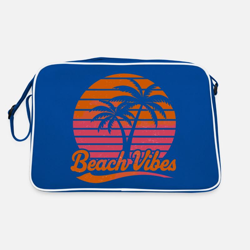 Beach Vibes Retro Sun Holiday Palm Trees Summer Retro Bag