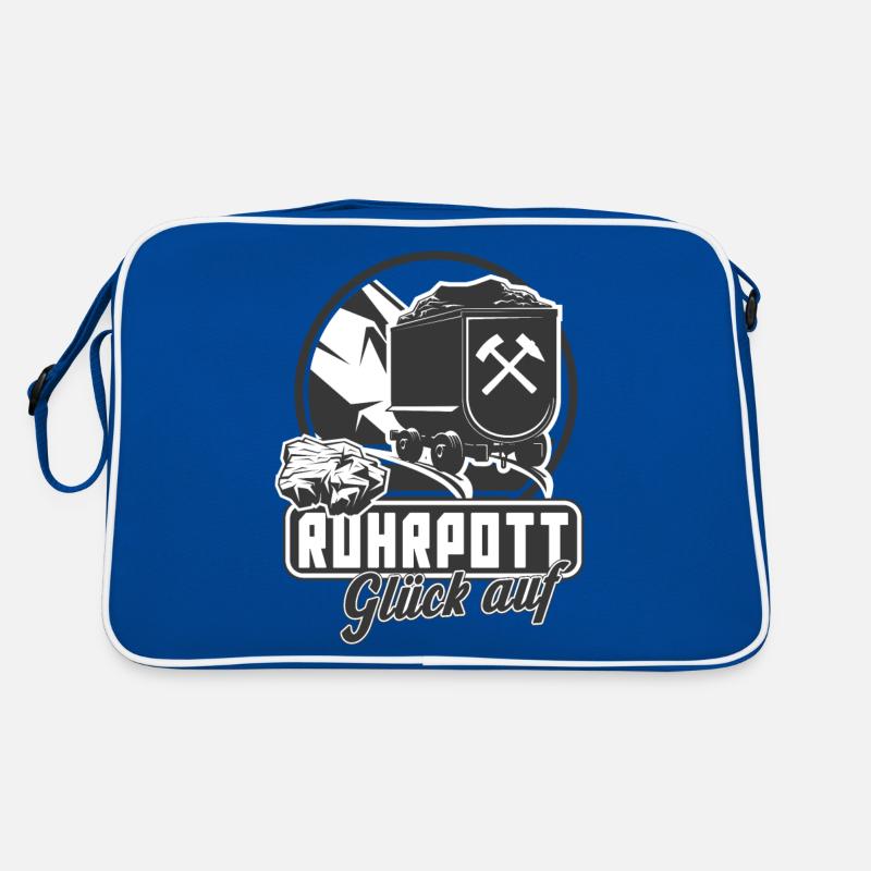 Ruhrpott Luck on Lore Mining Miners Retro Bag