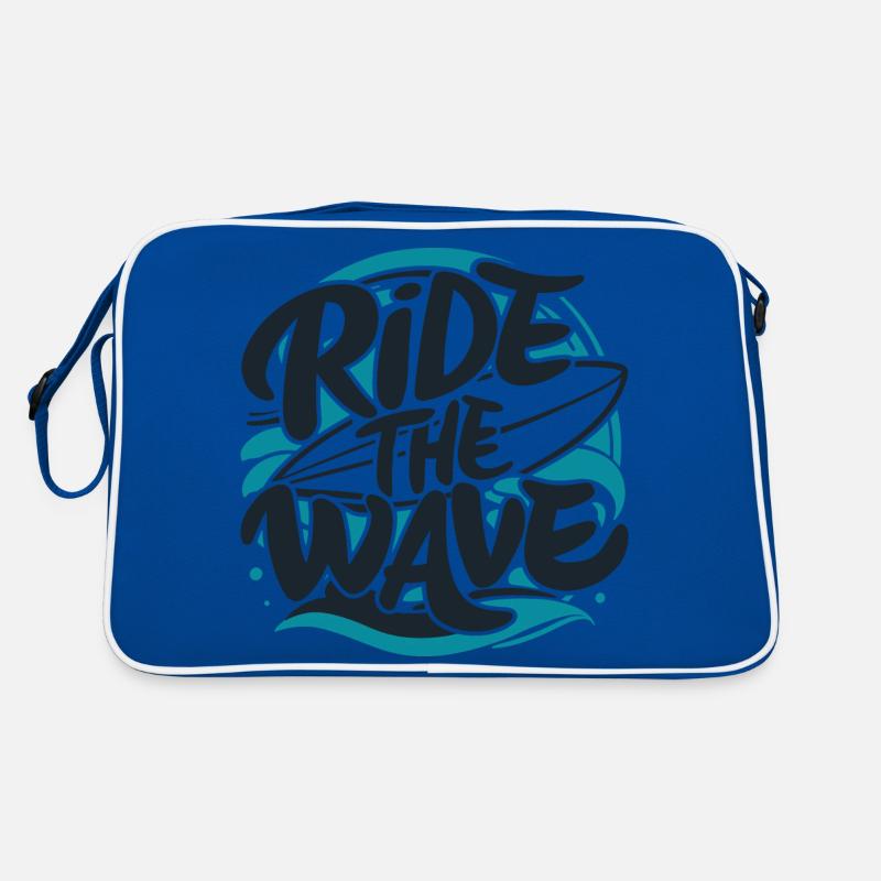 Surfez sur la vague Surf Surf Surf Vacances d’été Sac Retro