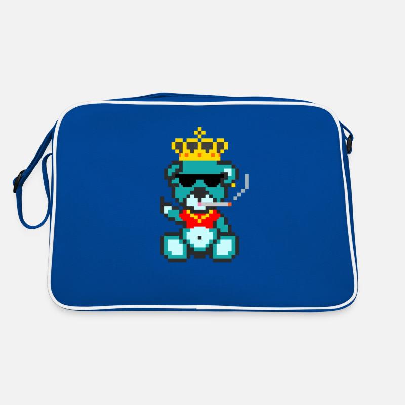 Pixel Bear King Sac Retro
