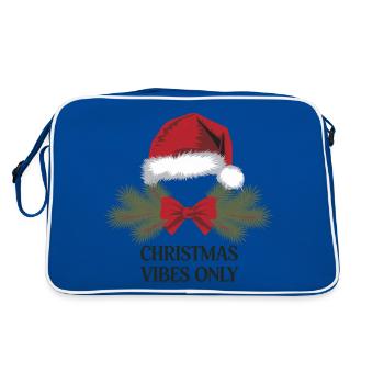 Ambiance de Noël Seulement Père Noël - Sac Retro - bleu/blanc - Dos