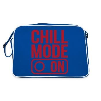 Chill Mode On Relax Relax - Retro Bag - blue/white - Back